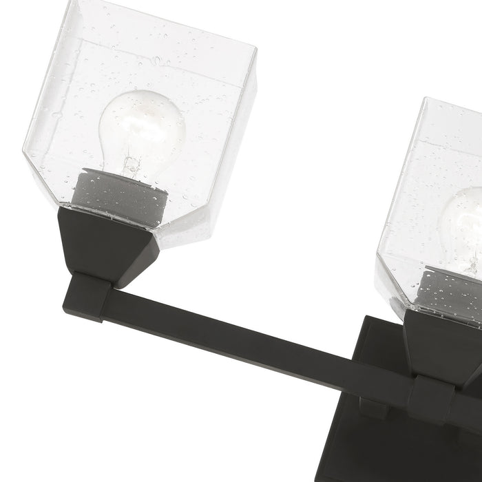 Livex Lighting 10383-04 Three Light Vanity Sconce, Black
