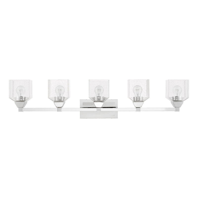 Livex Lighting 10385-05 Five Light Vanity Sconce, Polished Chrome
