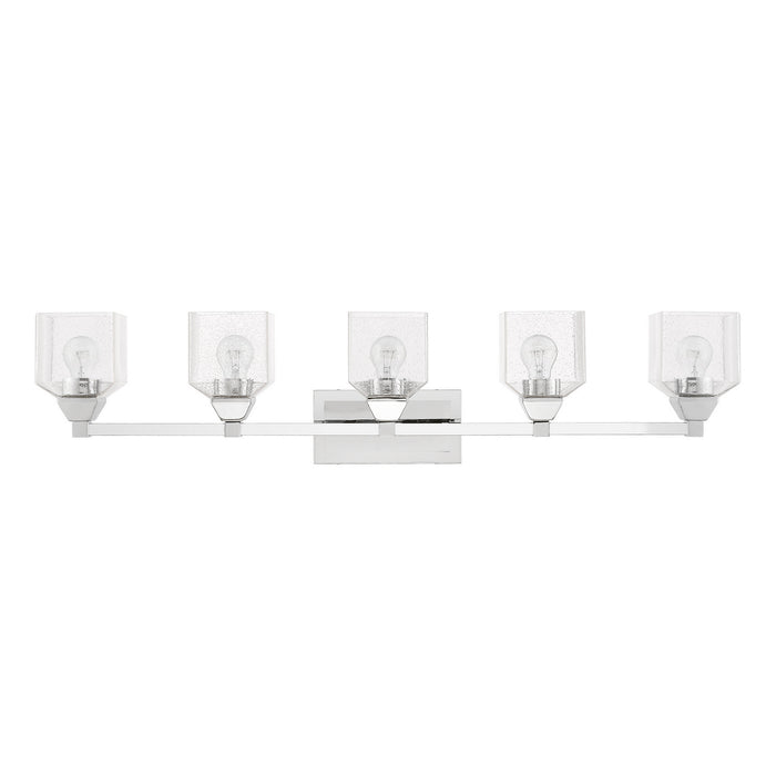 Livex Lighting 10385-05 Five Light Vanity Sconce, Polished Chrome