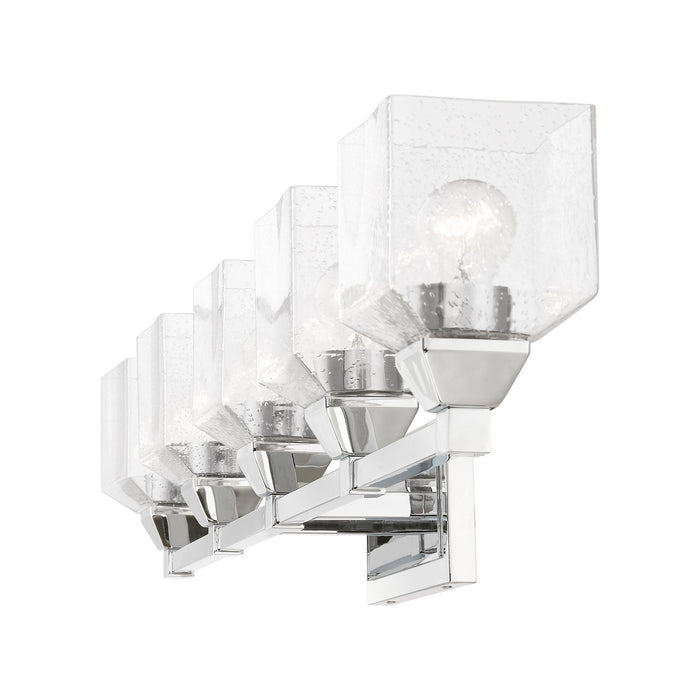 Livex Lighting 10385-05 Five Light Vanity Sconce, Polished Chrome