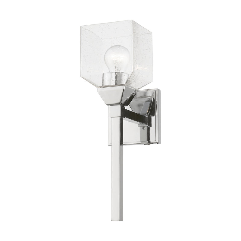 Livex Lighting 10389-05 One Light Vanity Sconce, Polished Chrome