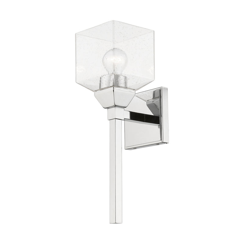 Livex Lighting 10389-05 One Light Vanity Sconce, Polished Chrome