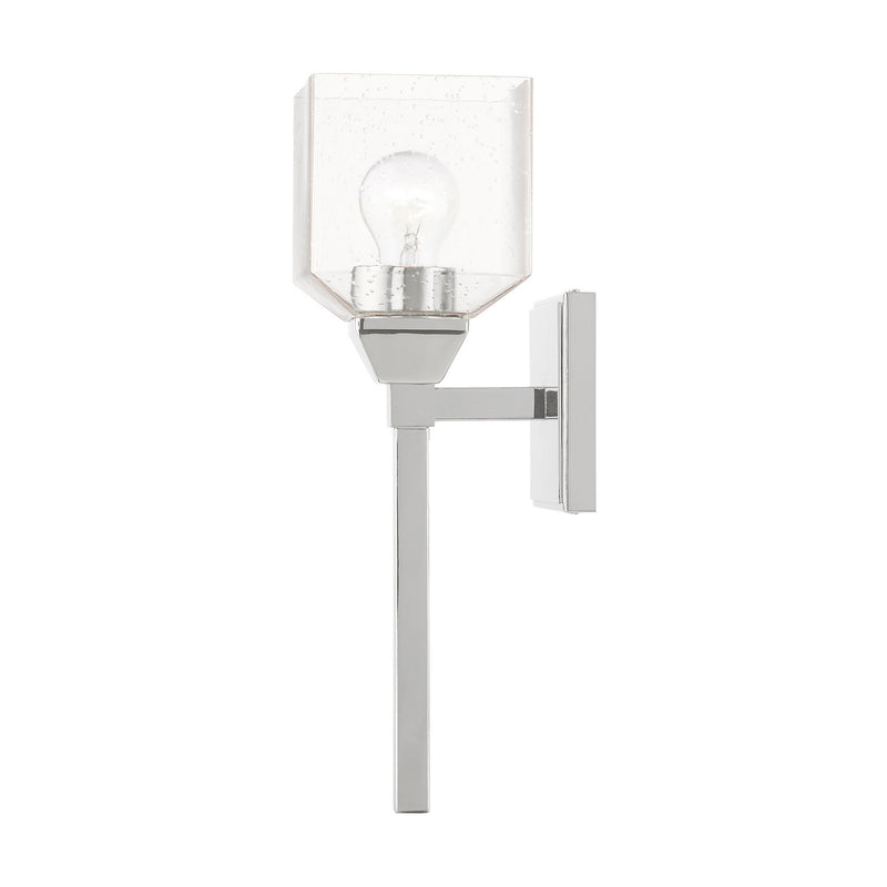 Livex Lighting 10389-05 One Light Vanity Sconce, Polished Chrome