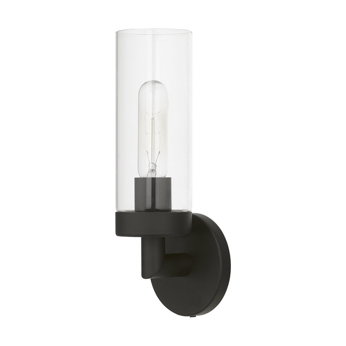 Livex Lighting 16171-04 One Light Wall Sconce, Black