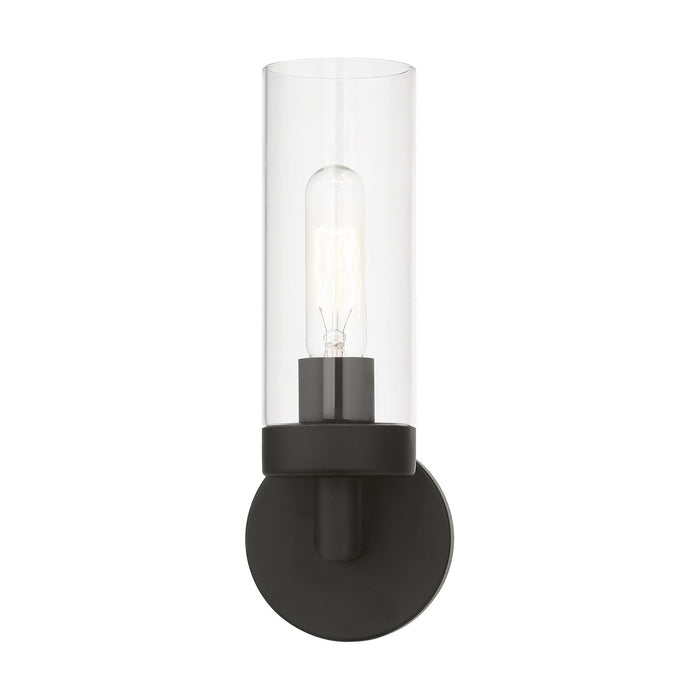 Livex Lighting 16171-04 One Light Wall Sconce, Black