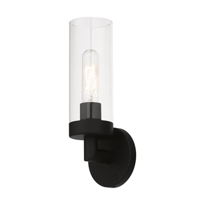 Livex Lighting 16171-04 One Light Wall Sconce, Black