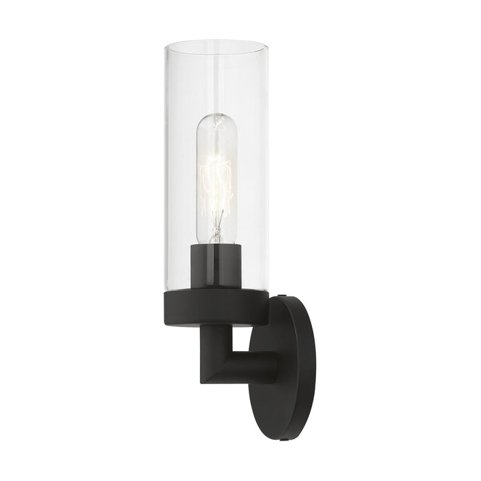 Livex Lighting 16171-04 One Light Wall Sconce, Black