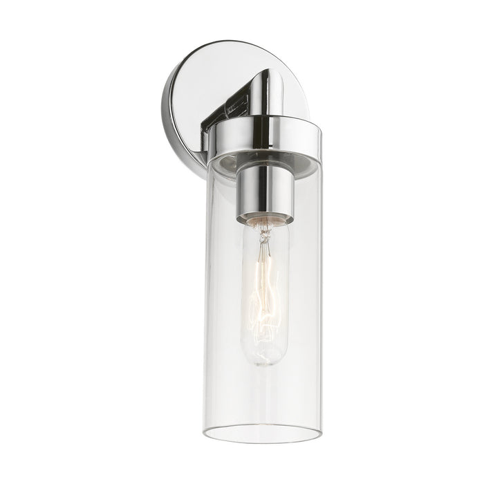 Livex Lighting 16171-05 One Light Wall Sconce, Polished Chrome