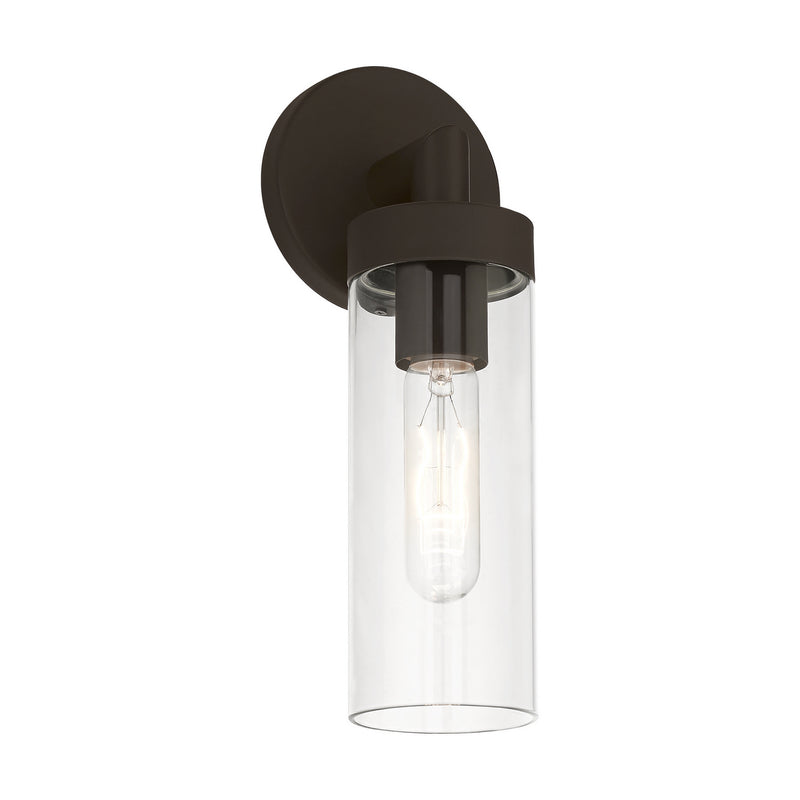 Livex Lighting 16171-07 One Light Wall Sconce, Bronze