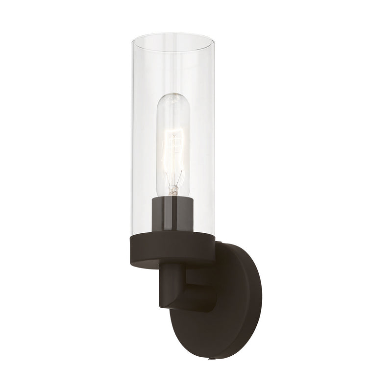 Livex Lighting 16171-07 One Light Wall Sconce, Bronze