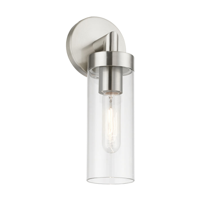 Livex Lighting 16171-91 One Light Wall Sconce, Brushed Nickel