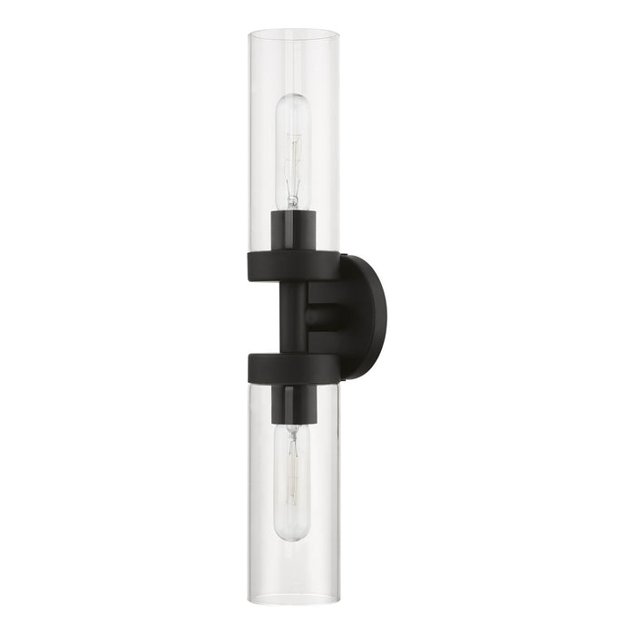 Livex Lighting 16172-04 Two Light Vanity Sconce, Black