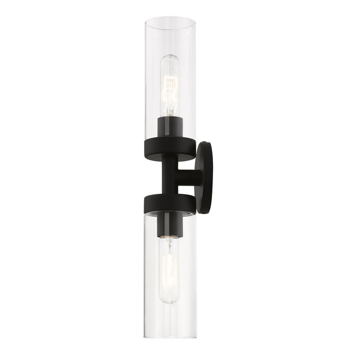 Livex Lighting 16172-04 Two Light Vanity Sconce, Black