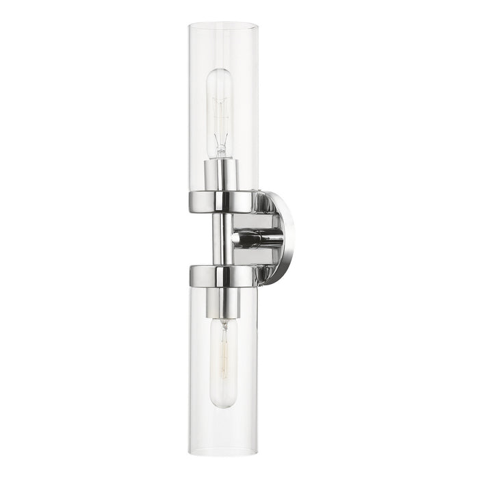Livex Lighting 16172-05 Two Light Vanity Sconce, Polished Chrome