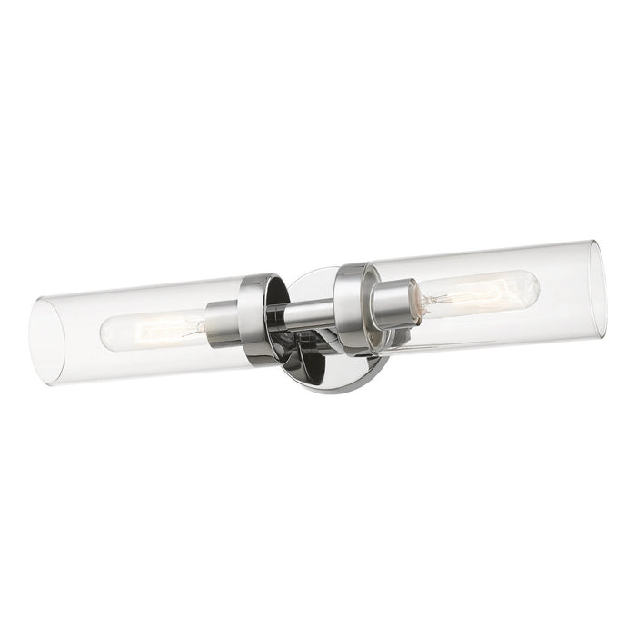 Livex Lighting 16172-05 Two Light Vanity Sconce, Polished Chrome