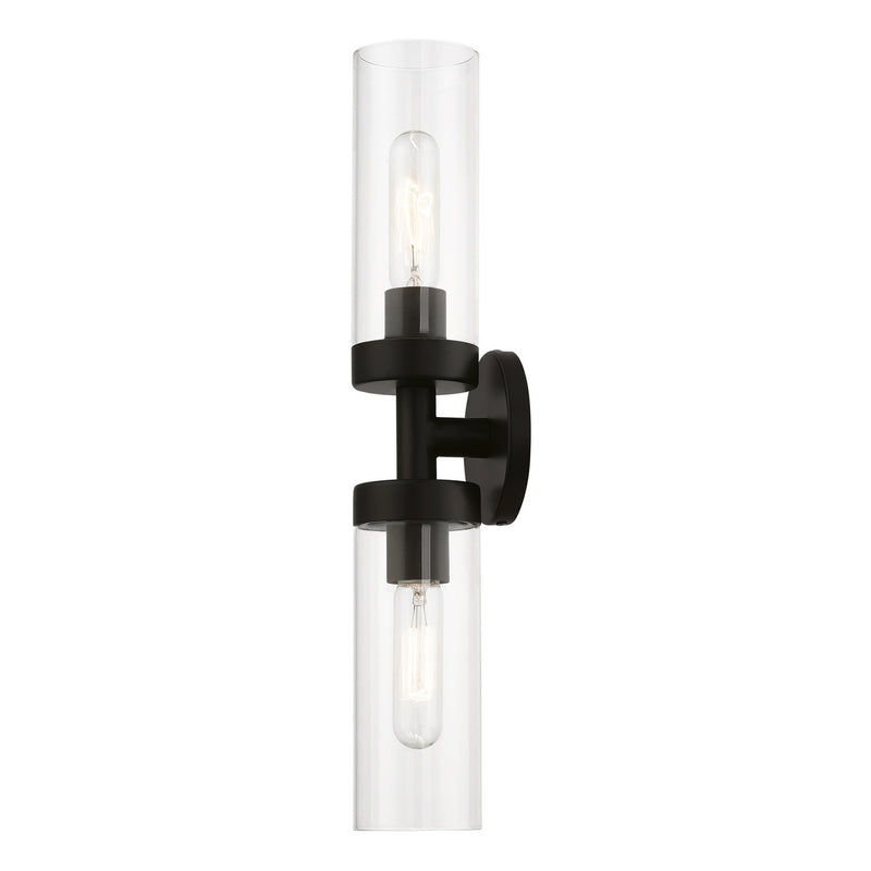 Livex Lighting 16172-07 Two Light Vanity Sconce, Bronze