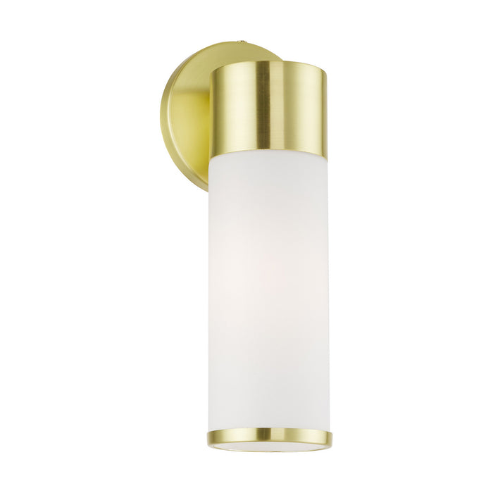 Livex Lighting 16561-12 One Light Wall Sconce, Satin Brass