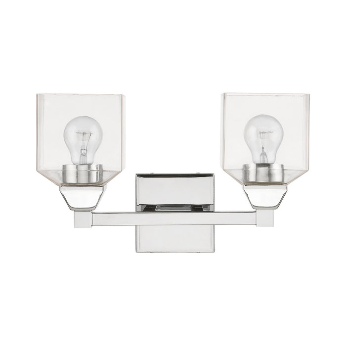 Livex Lighting 16772-05 Two Light Vanity Sconce, Polished Chrome