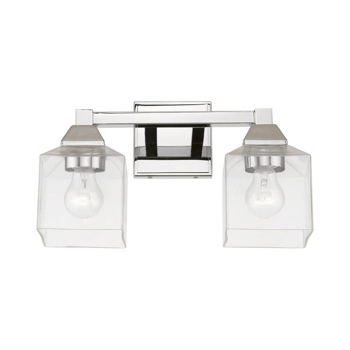 Livex Lighting 16772-05 Two Light Vanity Sconce, Polished Chrome