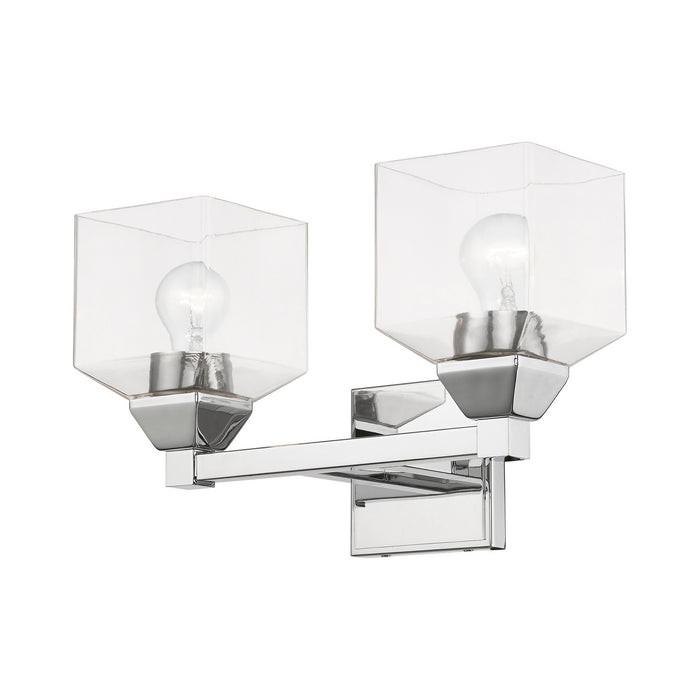 Livex Lighting 16772-05 Two Light Vanity Sconce, Polished Chrome