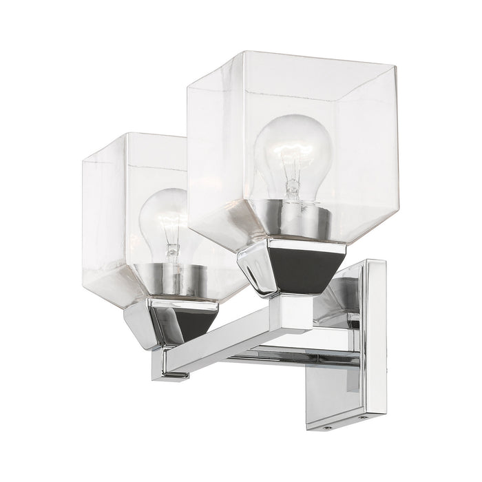 Livex Lighting 16772-05 Two Light Vanity Sconce, Polished Chrome