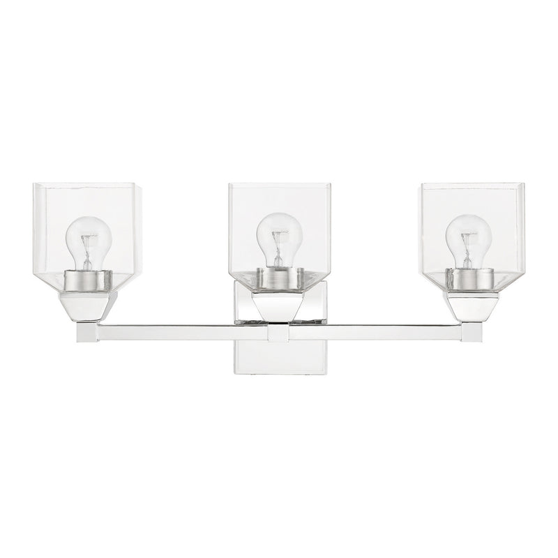 Livex Lighting 16773-05 Three Light Vanity Sconce, Polished Chrome