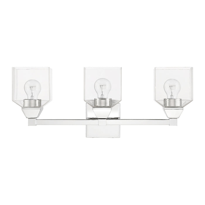 Livex Lighting 16773-05 Three Light Vanity Sconce, Polished Chrome