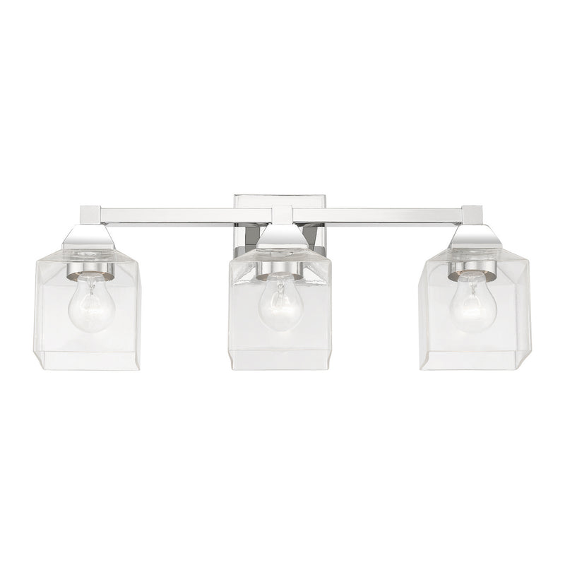 Livex Lighting 16773-05 Three Light Vanity Sconce, Polished Chrome