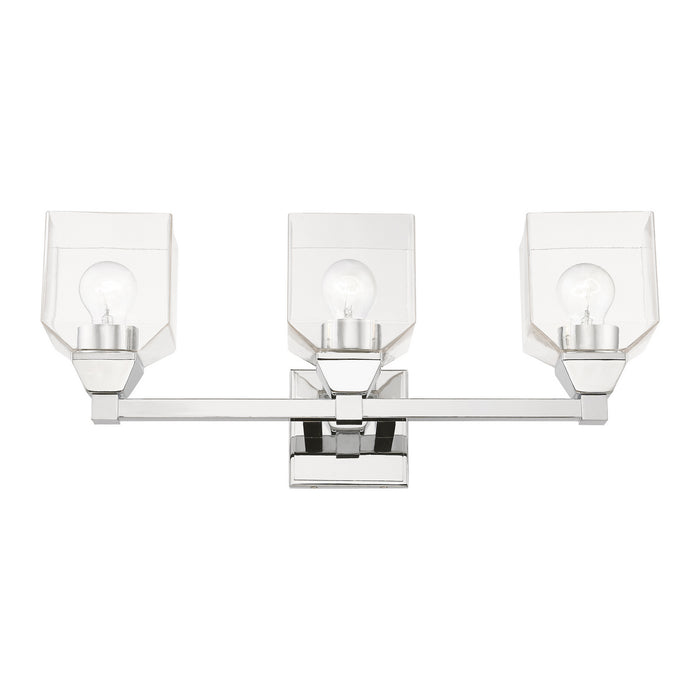 Livex Lighting 16773-05 Three Light Vanity Sconce, Polished Chrome