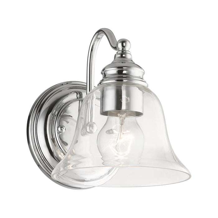 Livex Lighting 16931-05 One Light Vanity Sconce, Polished Chrome