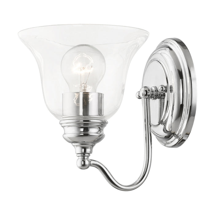Livex Lighting 16931-05 One Light Vanity Sconce, Polished Chrome