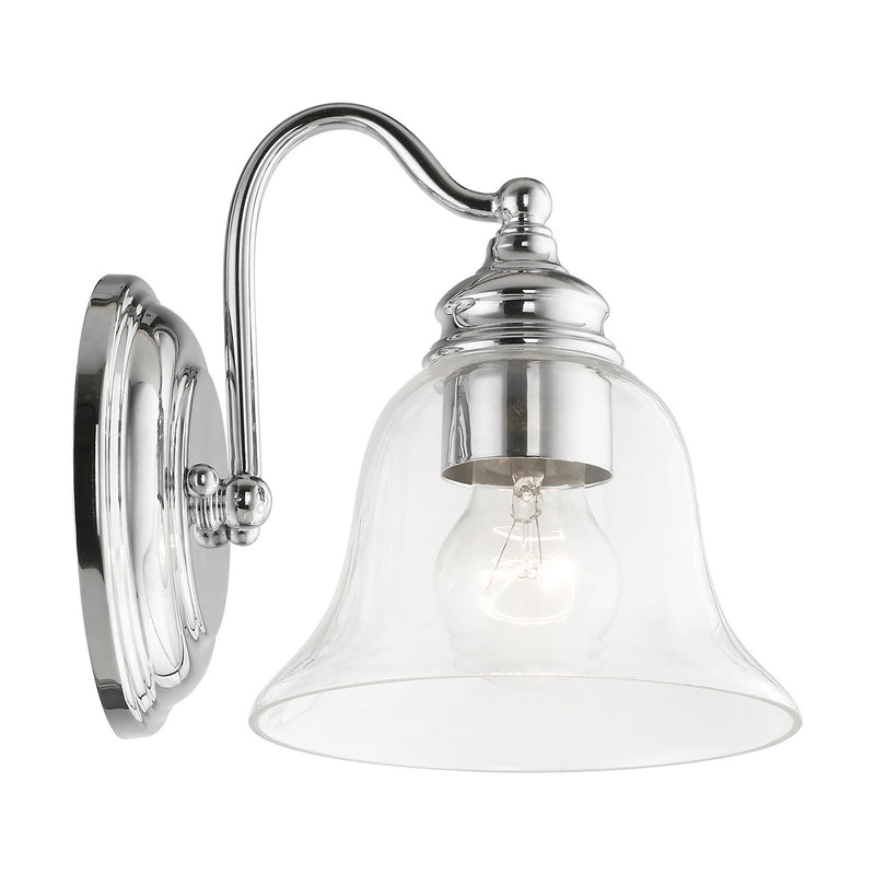 Livex Lighting 16931-05 One Light Vanity Sconce, Polished Chrome