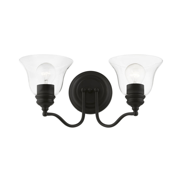 Livex Lighting 16932-04 Two Light Vanity Sconce, Black