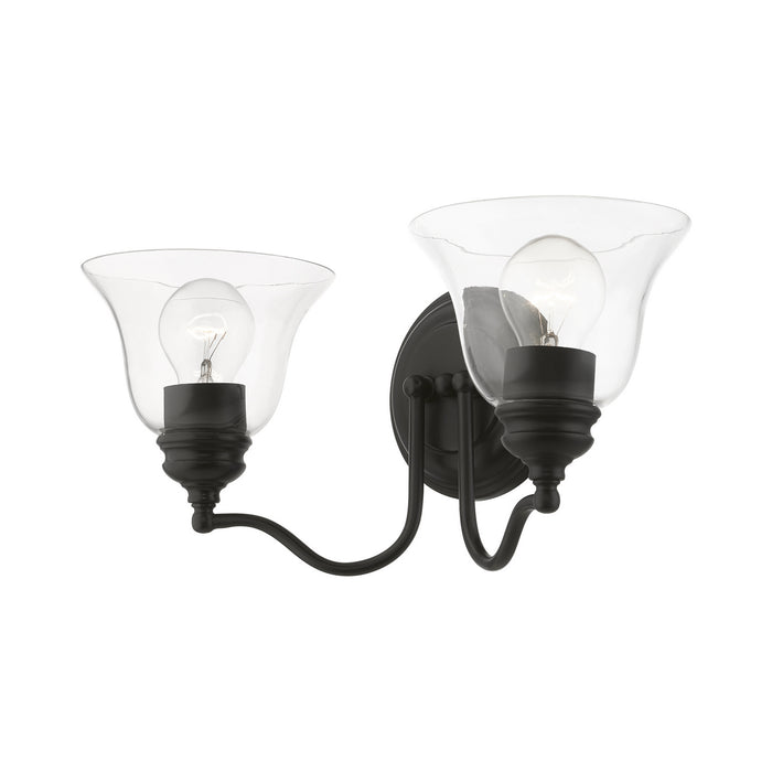 Livex Lighting 16932-04 Two Light Vanity Sconce, Black