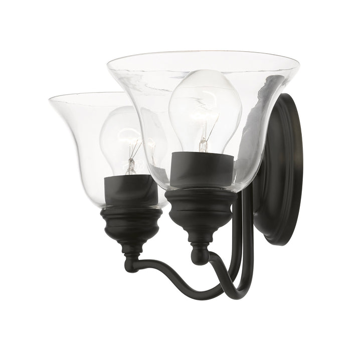 Livex Lighting 16932-04 Two Light Vanity Sconce, Black