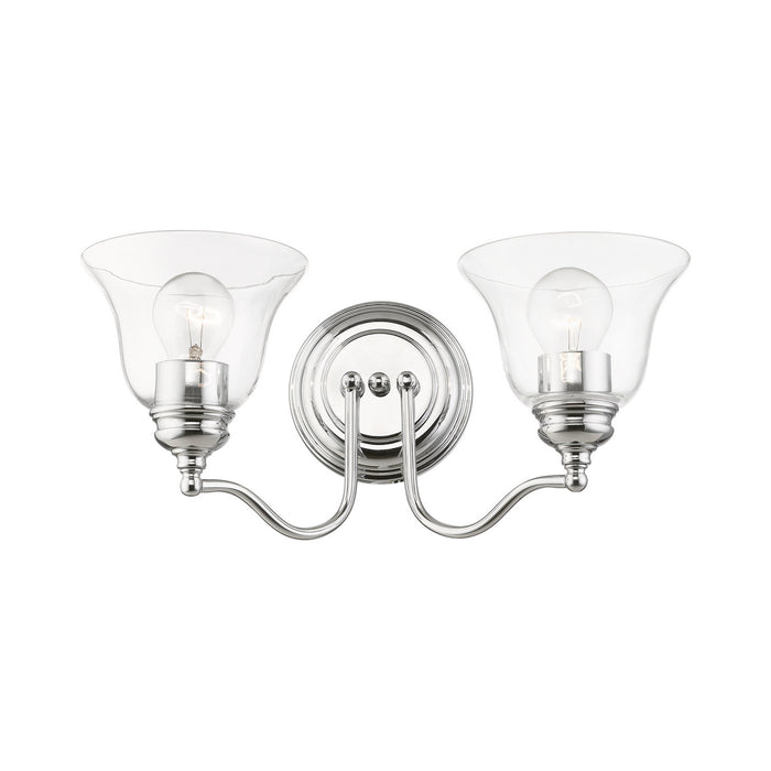 Livex Lighting 16932-05 Two Light Vanity Sconce, Polished Chrome