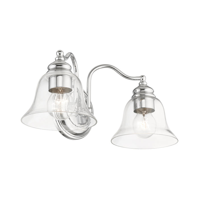 Livex Lighting 16932-05 Two Light Vanity Sconce, Polished Chrome