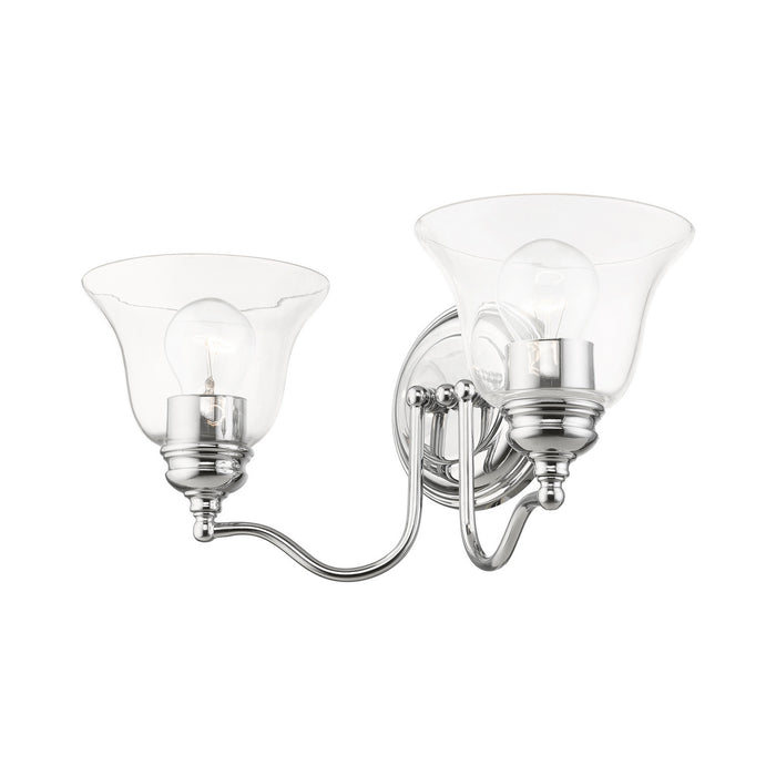 Livex Lighting 16932-05 Two Light Vanity Sconce, Polished Chrome