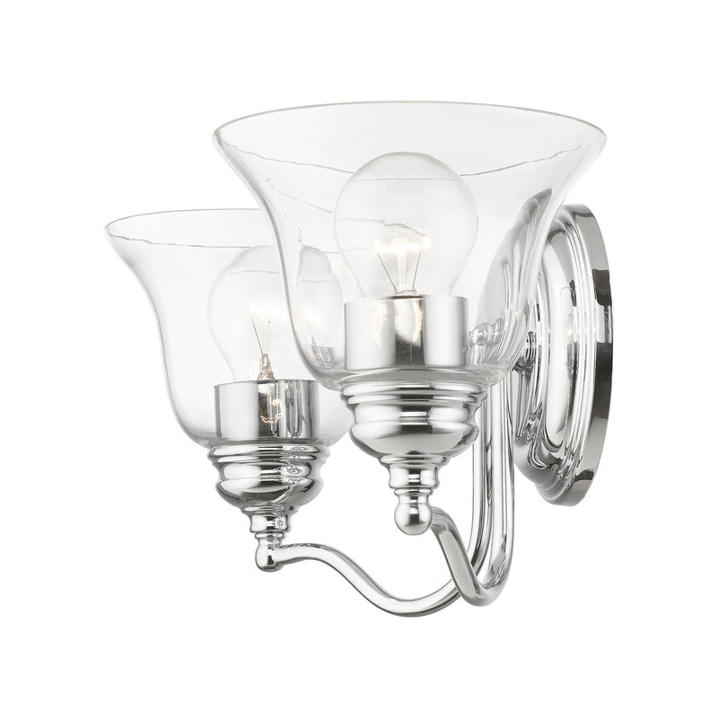 Livex Lighting 16932-05 Two Light Vanity Sconce, Polished Chrome