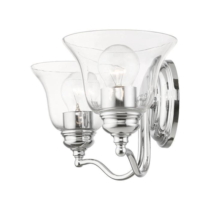 Livex Lighting 16932-05 Two Light Vanity Sconce, Polished Chrome