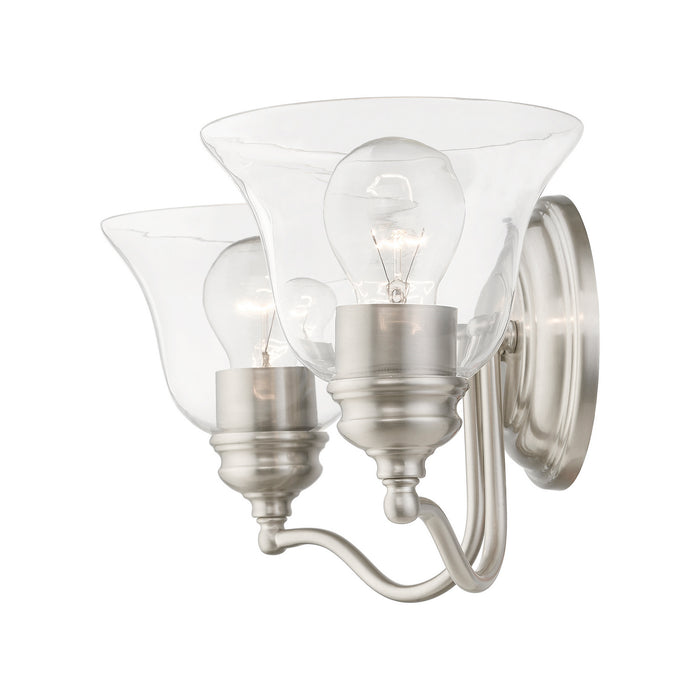 Livex Lighting 16932-91 Two Light Vanity Sconce, Brushed Nickel