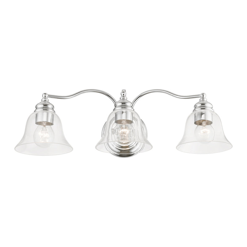 Livex Lighting 16933-05 Three Light Vanity Sconce, Polished Chrome