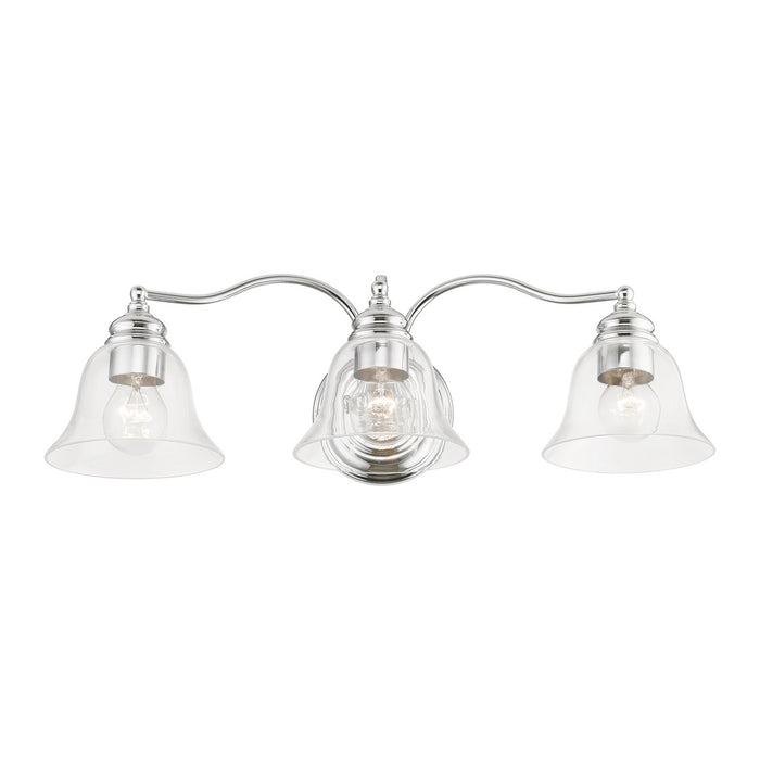 Livex Lighting 16933-05 Three Light Vanity Sconce, Polished Chrome
