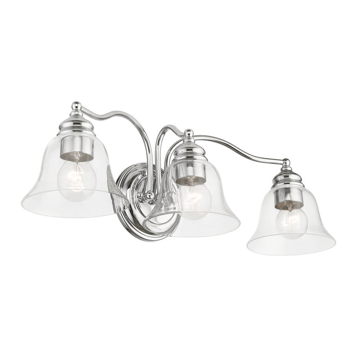 Livex Lighting 16933-05 Three Light Vanity Sconce, Polished Chrome