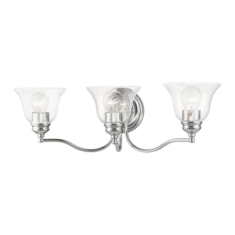 Livex Lighting 16933-05 Three Light Vanity Sconce, Polished Chrome