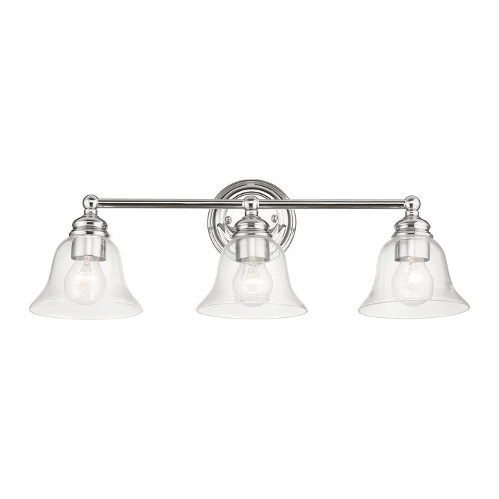 Livex Lighting 16943-05 Three Light Vanity Sconce, Polished Chrome
