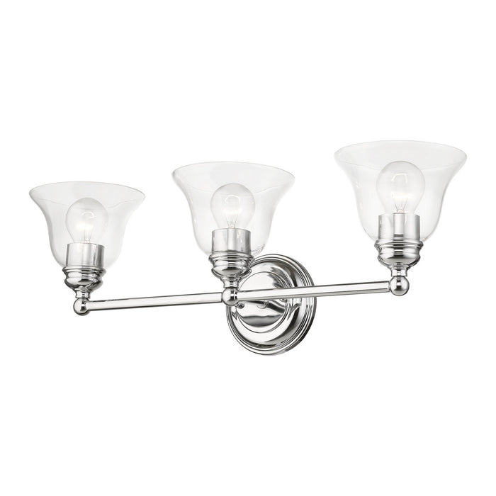 Livex Lighting 16943-05 Three Light Vanity Sconce, Polished Chrome