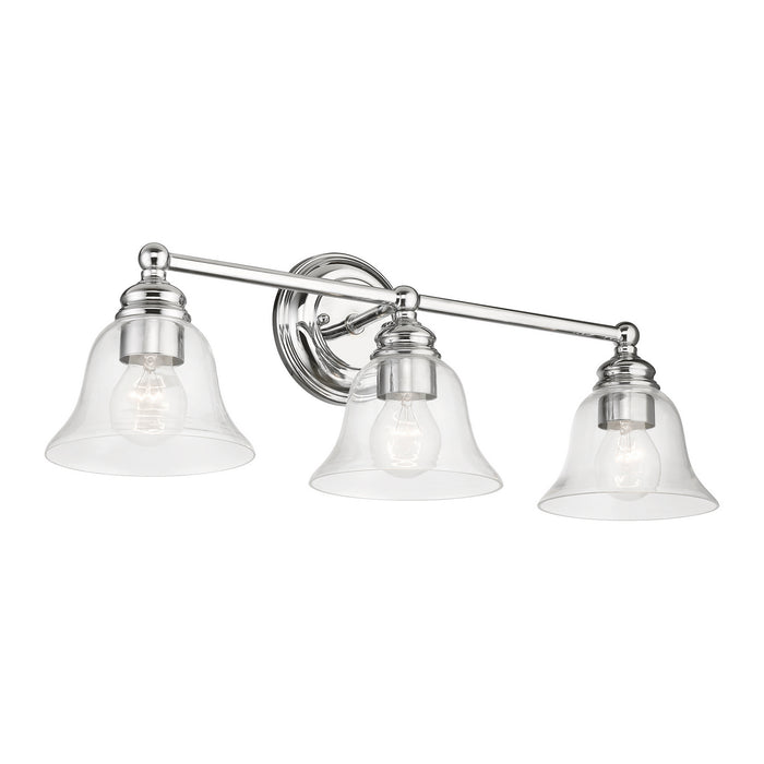 Livex Lighting 16943-05 Three Light Vanity Sconce, Polished Chrome