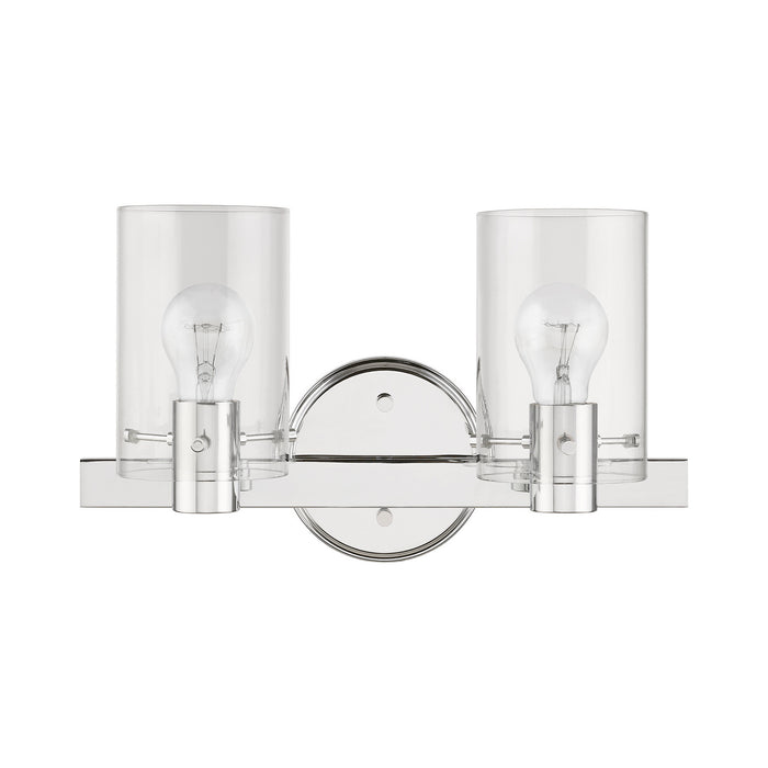 Livex Lighting 17232-05 Two Light Vanity Sconce, Polished Chrome