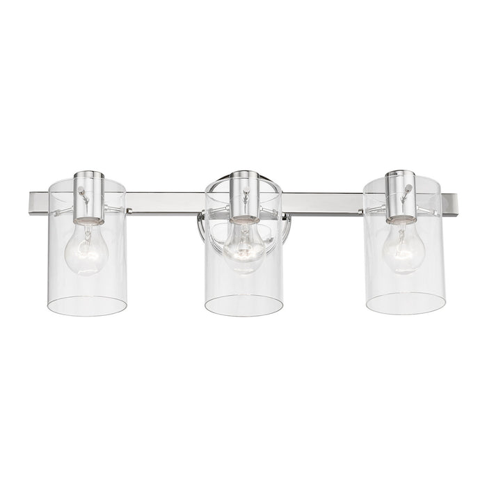 Livex Lighting 17233-05 Three Light Vanity Sconce, Polished Chrome